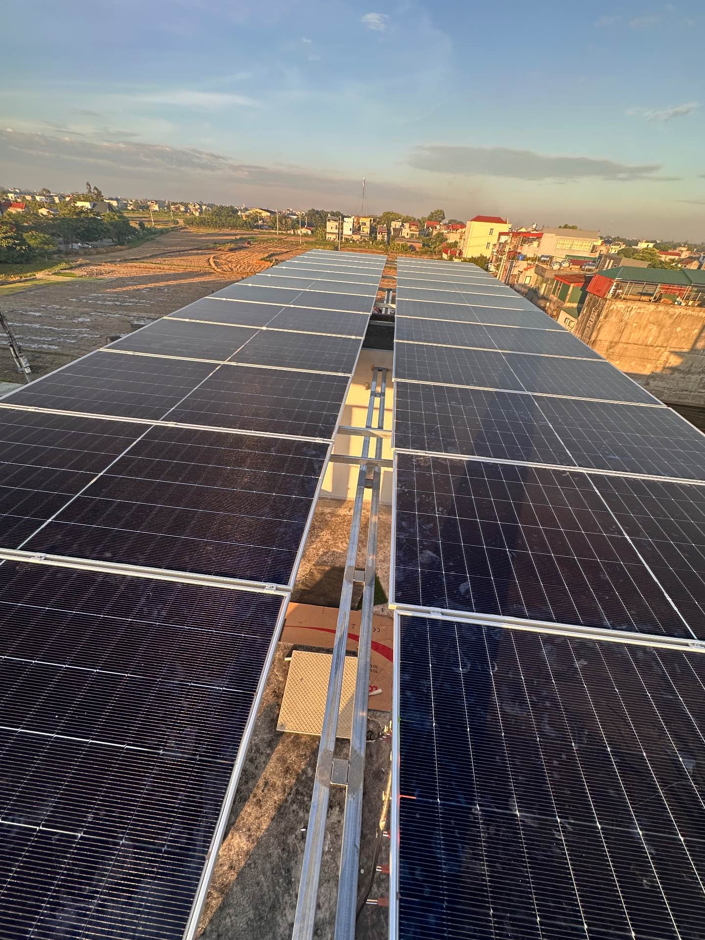 Hệ thống 16kwp nhà a Giang Nam Định