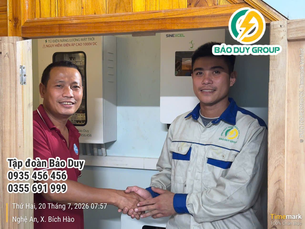 Hệ thống 8.68kWP - Nhà Anh Sơn - Nghệ An