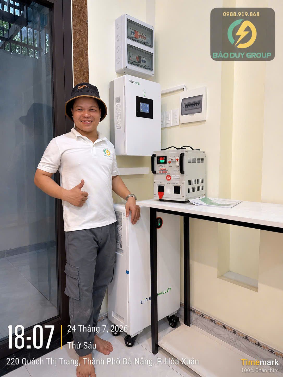 Hệ thống 8.68 kWp - Nhà Chị NGUYỄN THỊ CHI - TP.ĐÀ NẴNG. - Ảnh 1