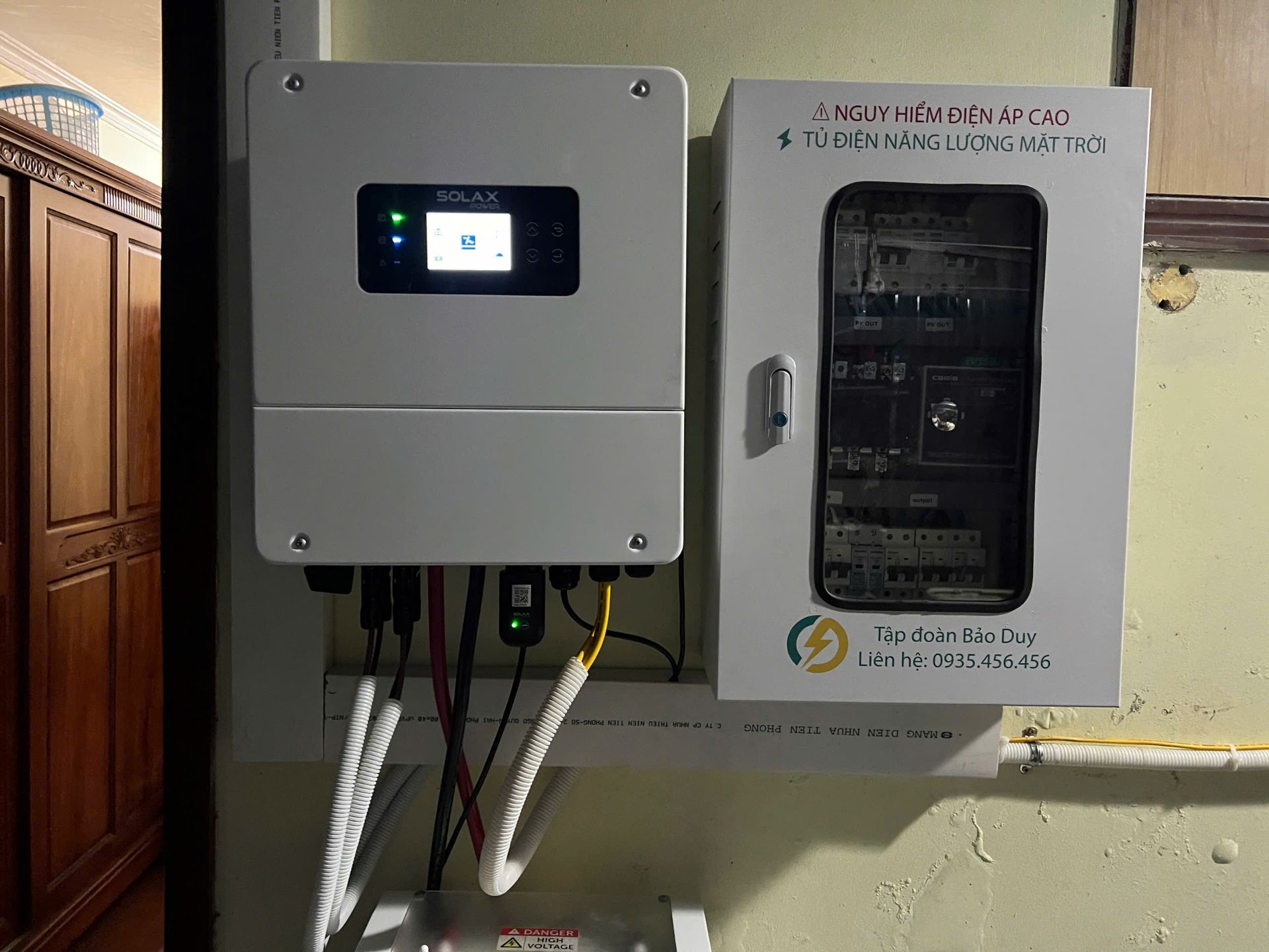 Hệ Thống 8.68kwp - nhà Phan Tùng, Vàng Danh Quảng Ninh