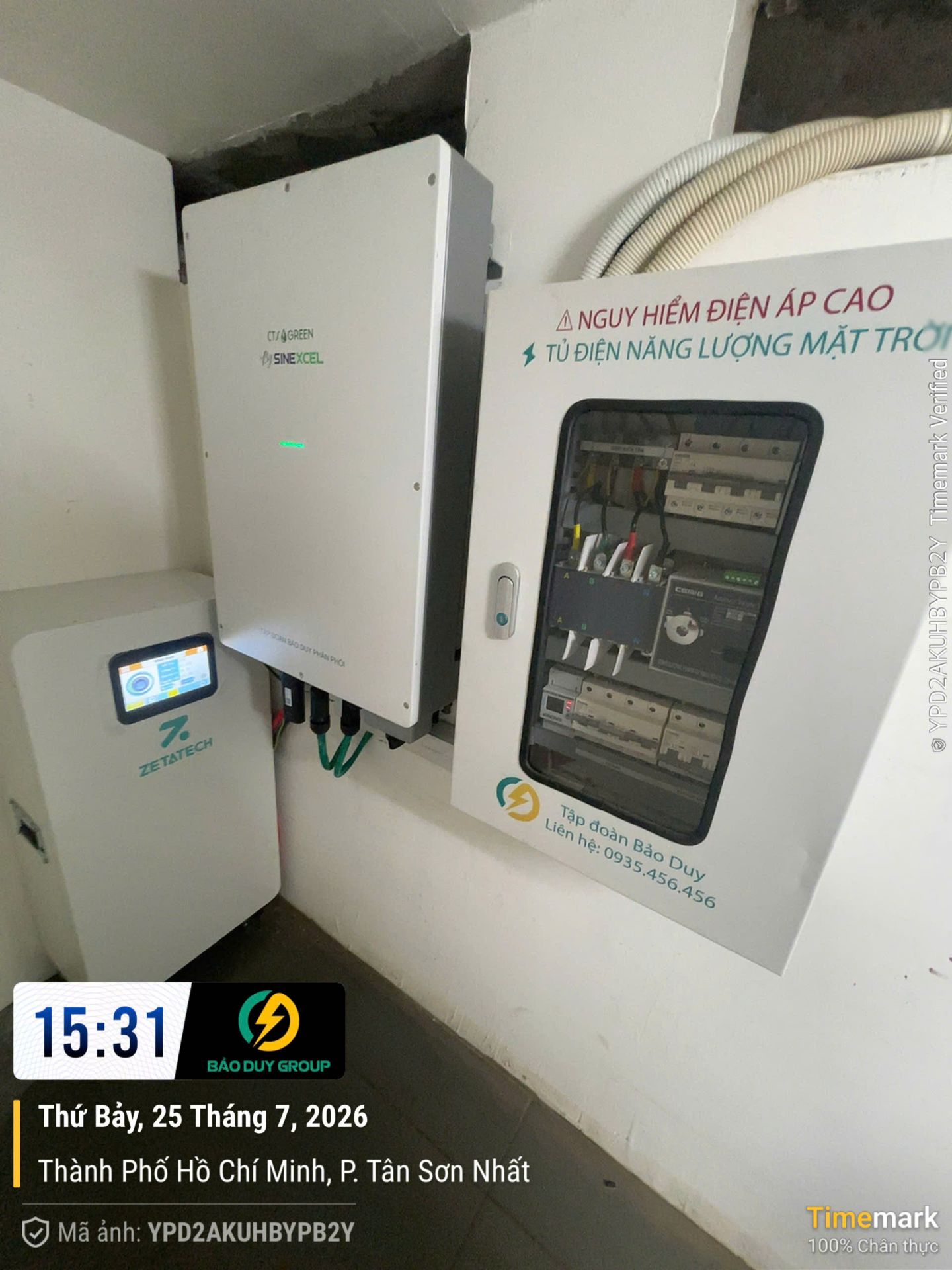 Hệ thống 11,52 kWp. THÀNH LONG - HỒ CHÍ MINH - Ảnh 1