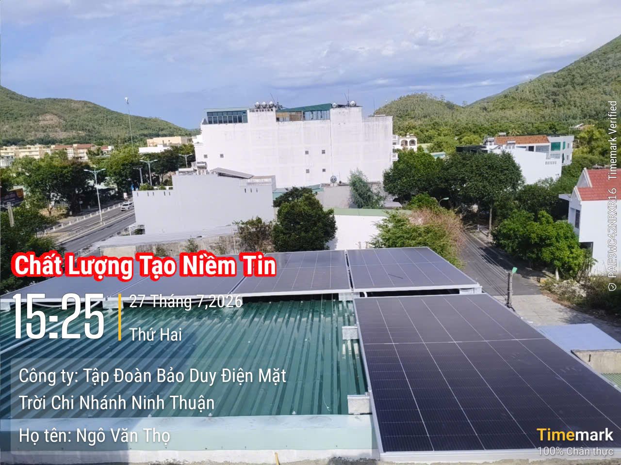HỆ THỐNG 6KW - NHÀ ANH ĐINH VĂN PHONG -  KHÁNH HÒA