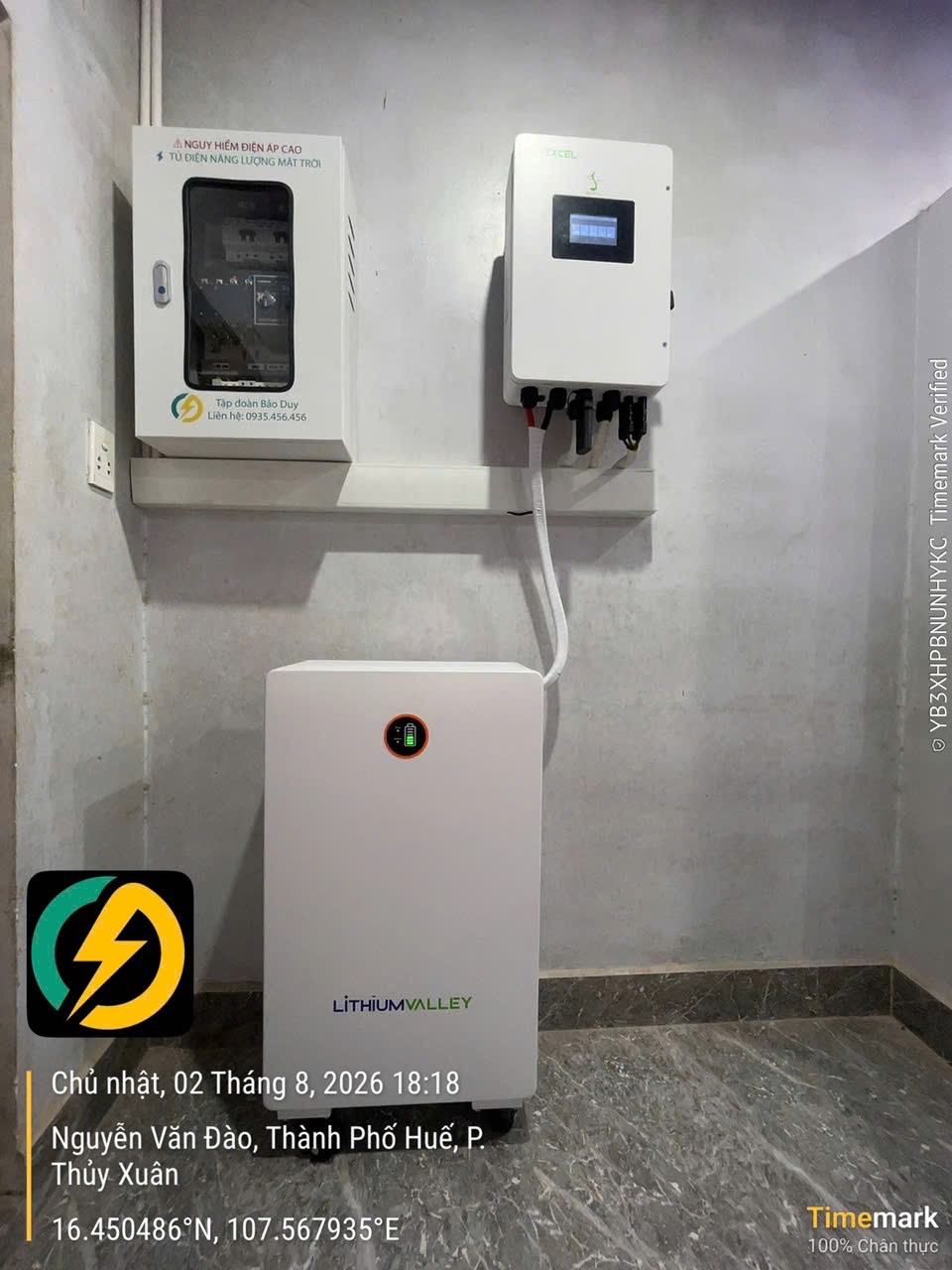 Hệ thống 7,4KW - Nhà Anh Nguyễn Văn Phương, Huế