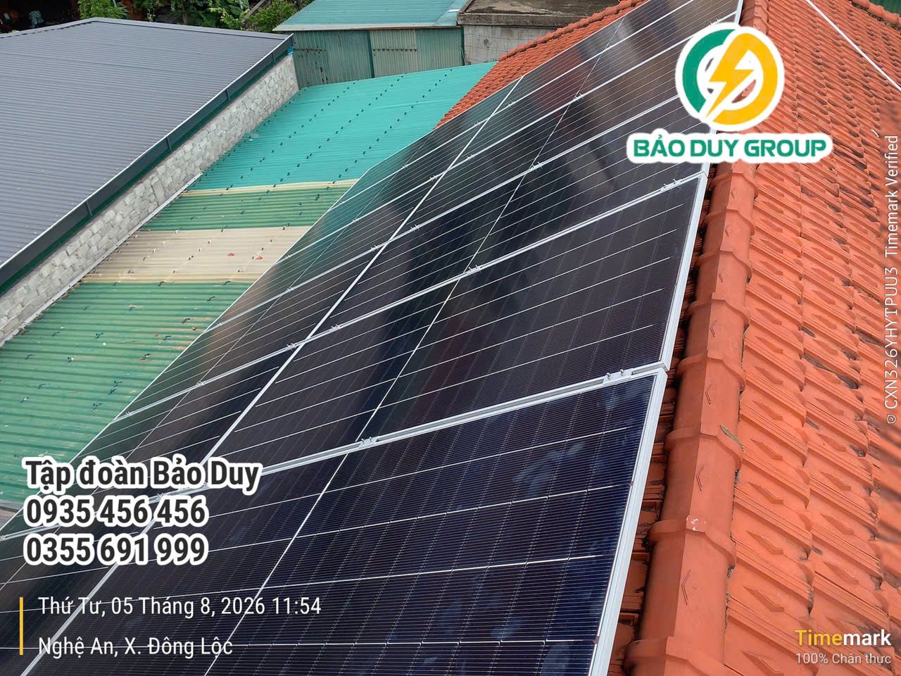 Hệ thống 7.4kWp - CTY NGUYỄN HOÀNG NCA - NGHỆ AN - Ảnh 1