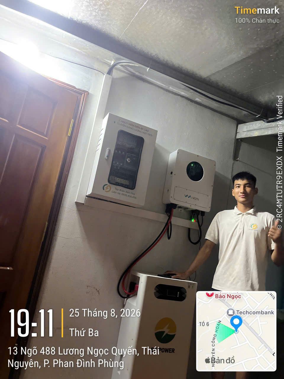 Hệ thống 11.16 Kwp - NGUYỄN THANH HÀ - Thái Nguyên.