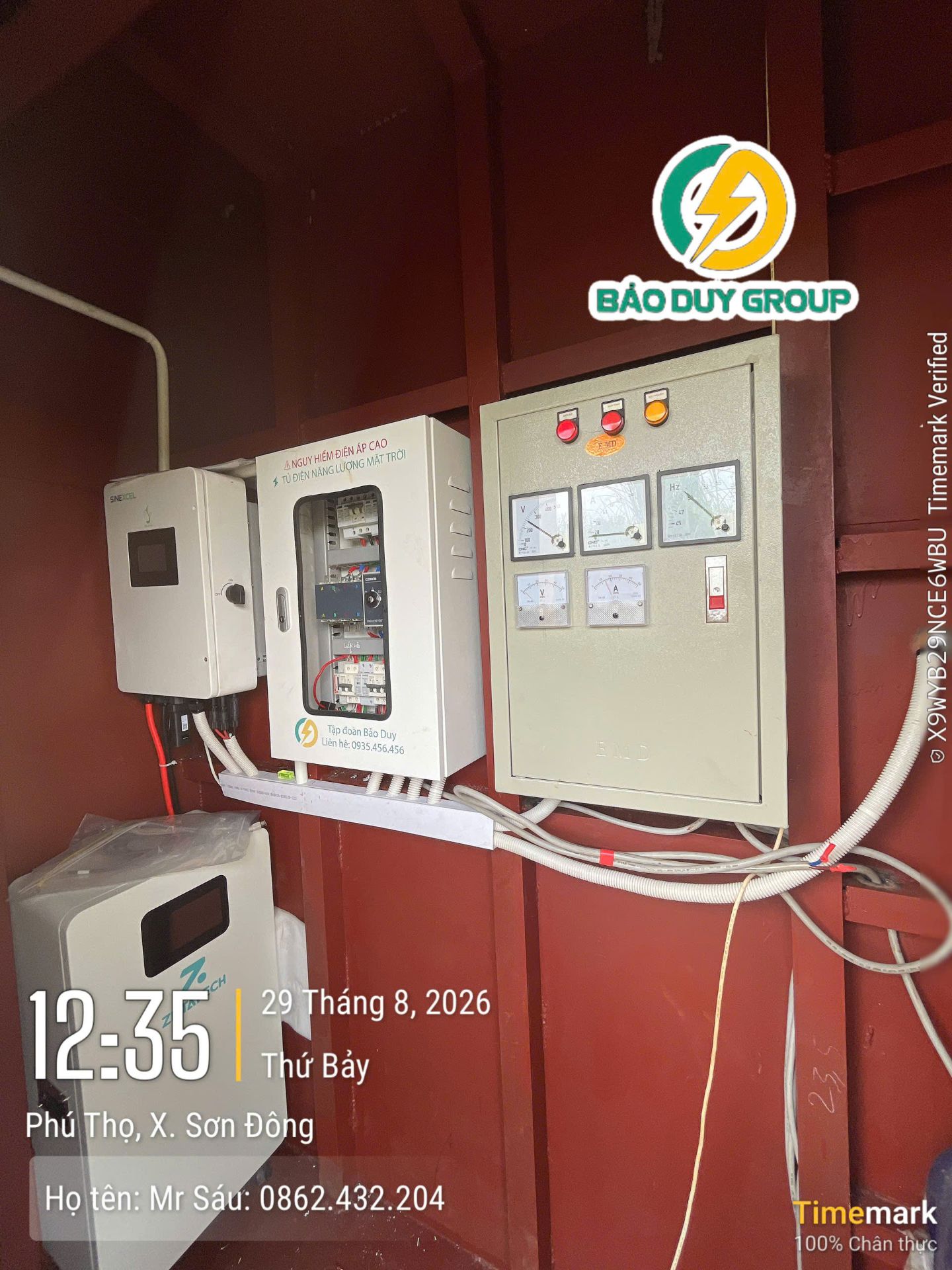 Hệ thống 6.2kwp - CT TNHH ĐĂNG MINH LỘC - Vĩnh Phúc