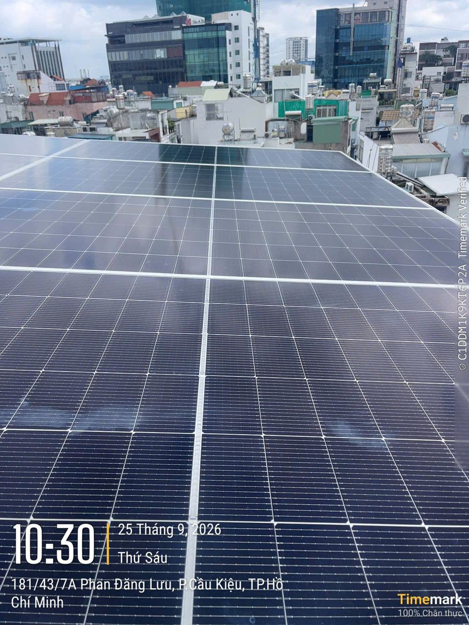 Hệ thống 6.82kWp - GIANG NGỌC THỦY - HỒ CHÍ MINH