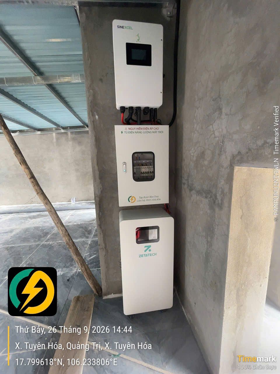 Hệ Thống 7.4kWp - Nhà chị Hoan, Quảng Bình 