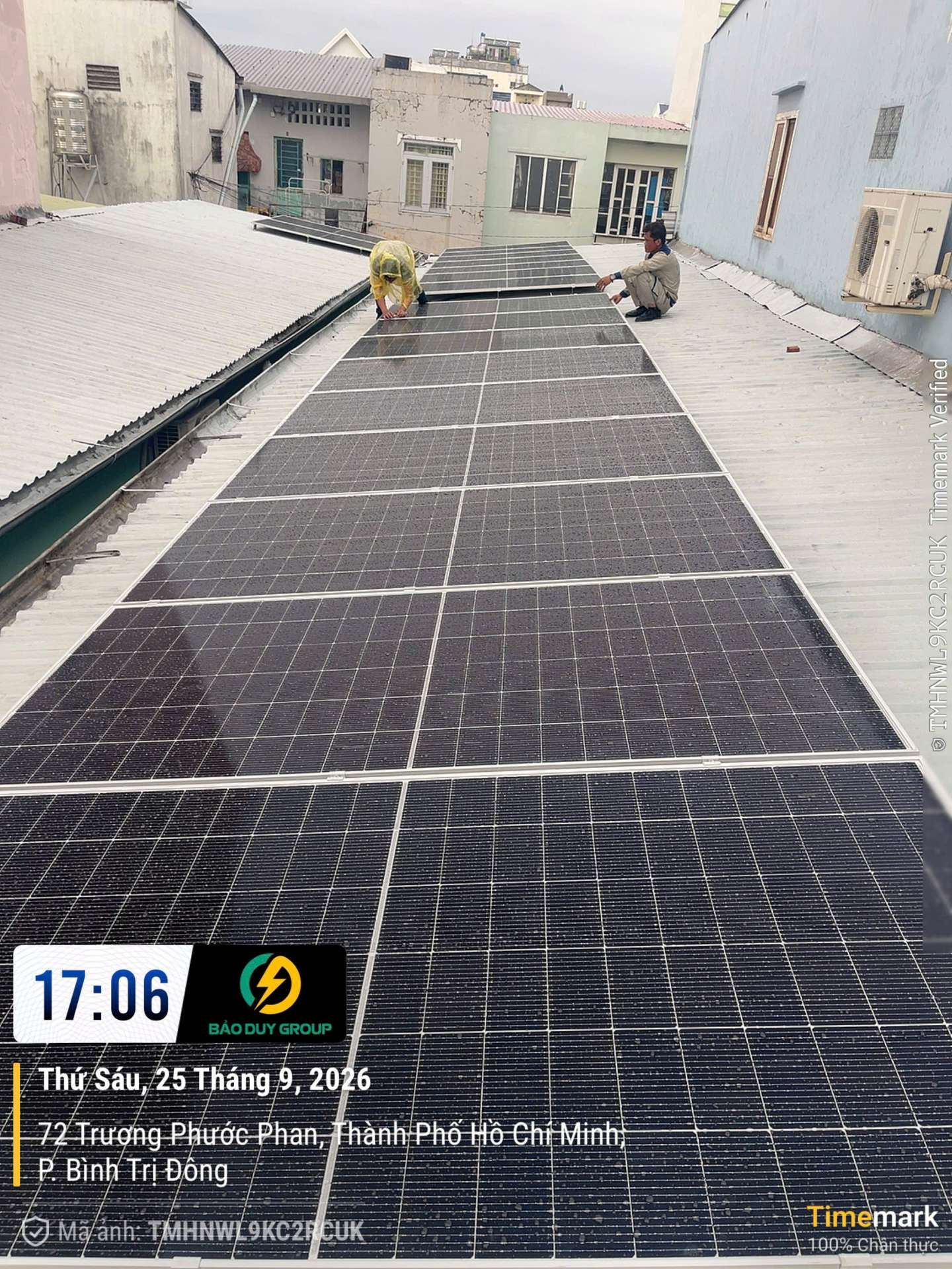 Hệ thống 11kwp - Lư Trí Quốc - HCM