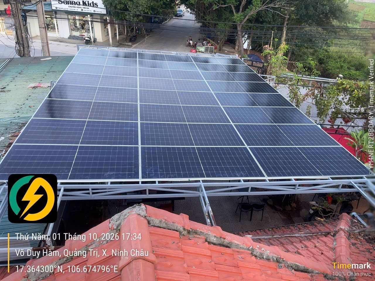 HỆ THỐNG 14.88kWp - NGUYỄN HOÀNG VINH - QUẢNG BÌNH - Ảnh 1