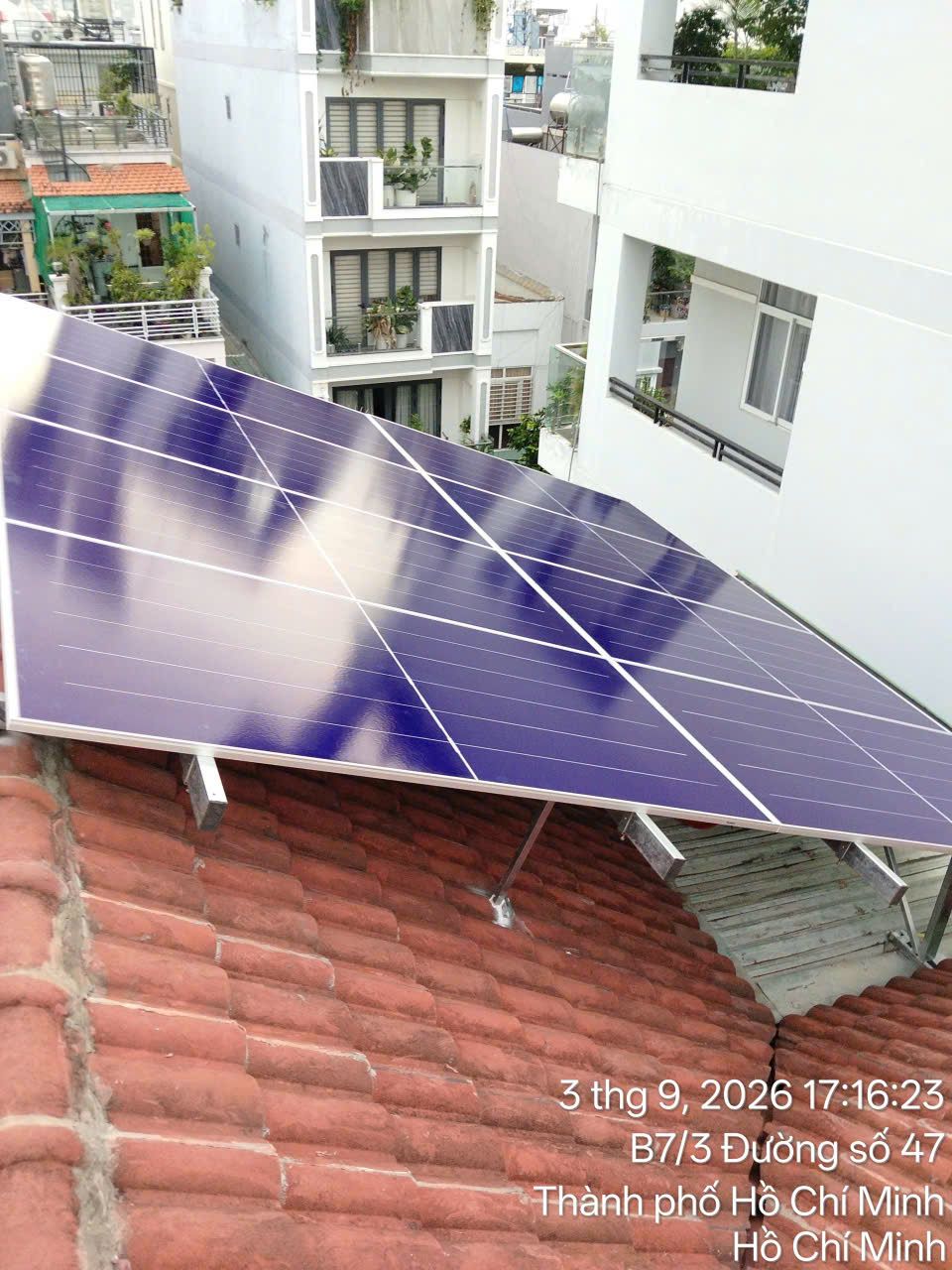Hệ thống 6kw LÊ QUANG TRỌNG HỒ CHÍ MINH
