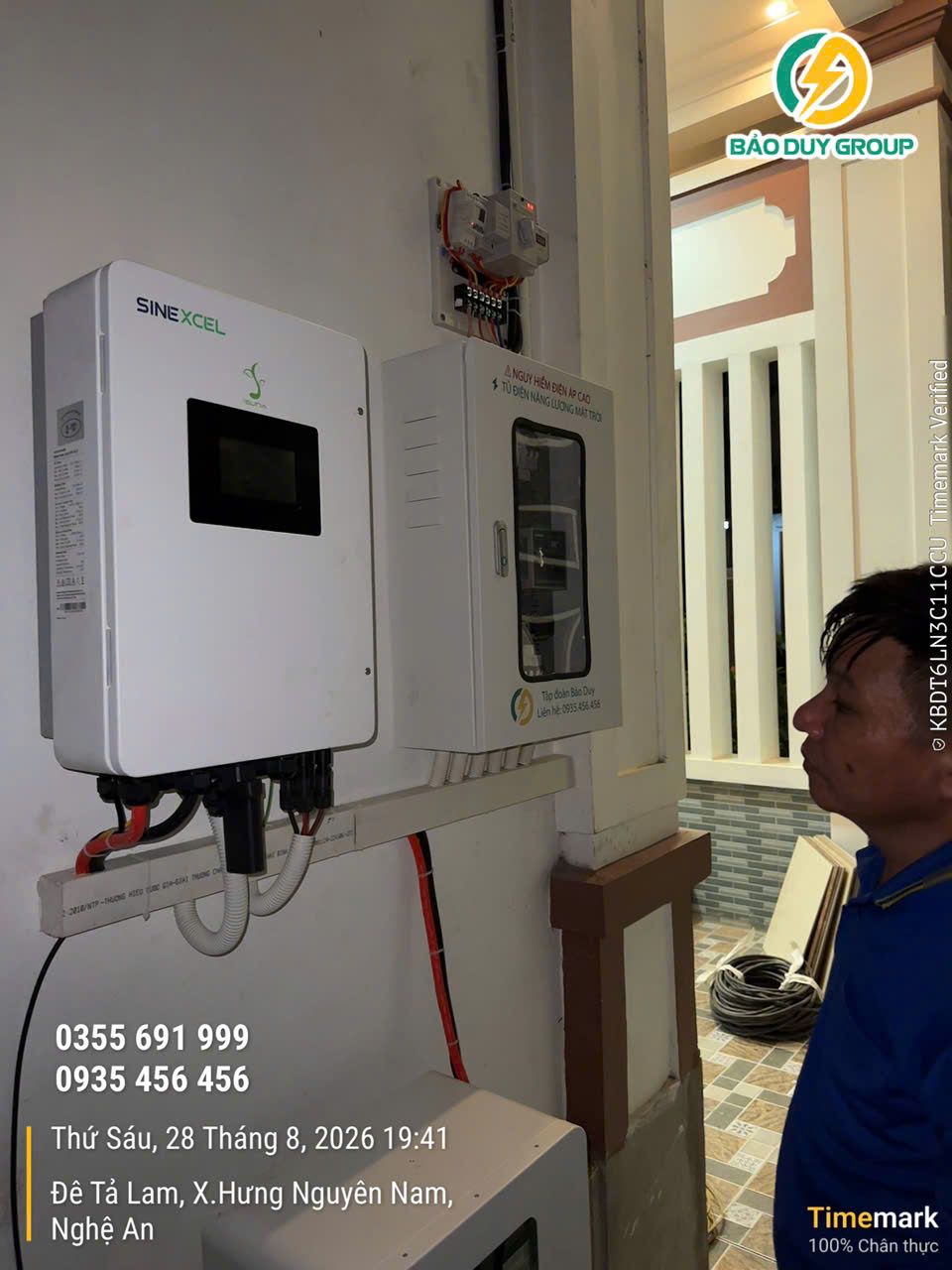 Hệ thống 6kw TRẦN THỊ THANH HIỀN Nghệ An