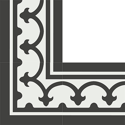 Gạch bông CTS GBNVH B101.1( Viền ) - 4 viên